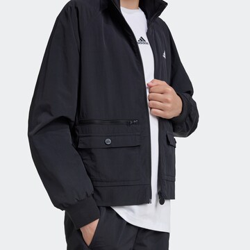 ADIDAS SPORTSWEAR Athletic Jacket in Black