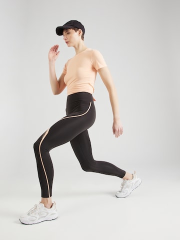 Röhnisch Skinny Sporthose  'Speed Line' in Schwarz