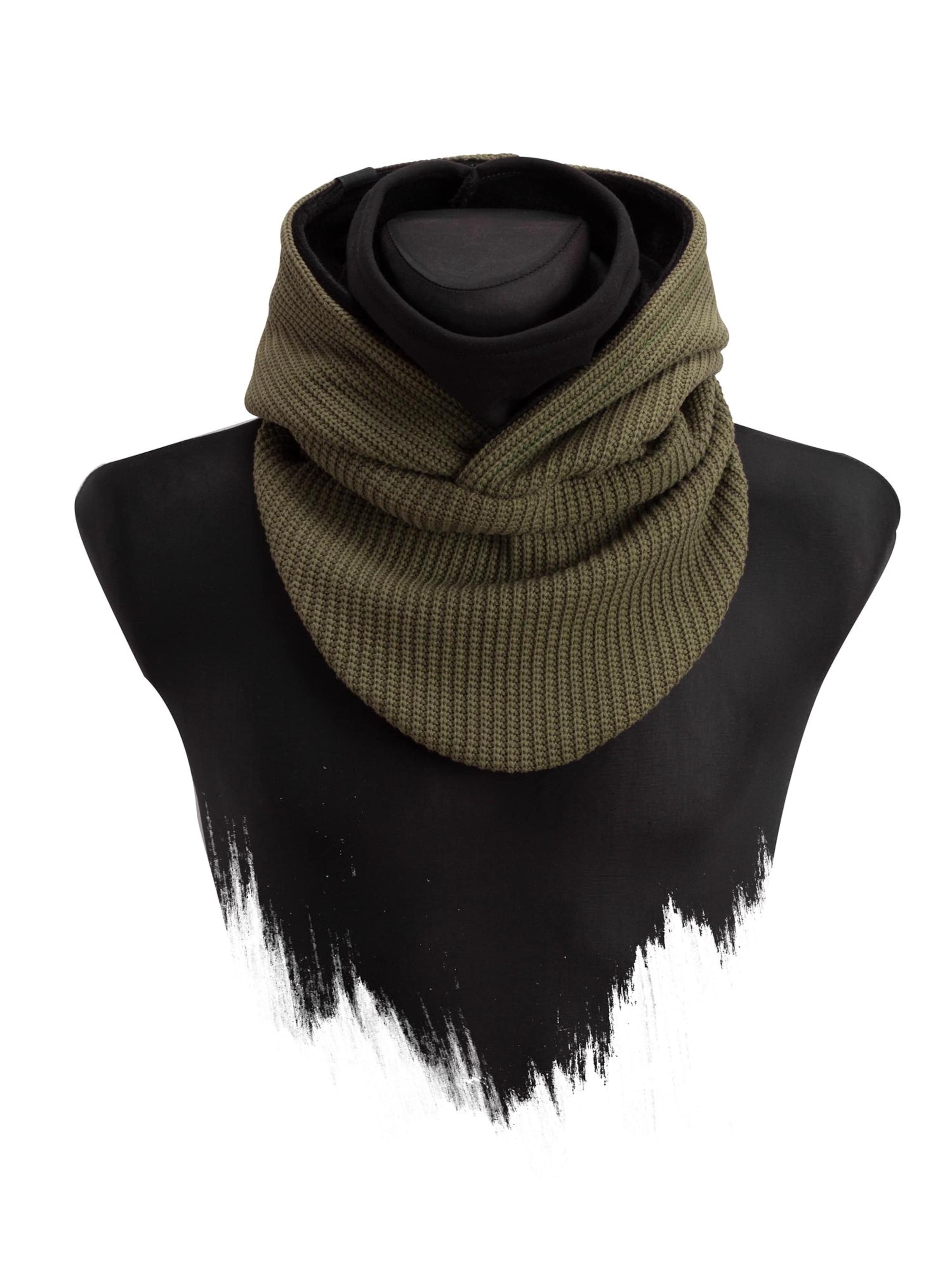 Manufaktur13 Scarf 'Hooded Loop' in Green