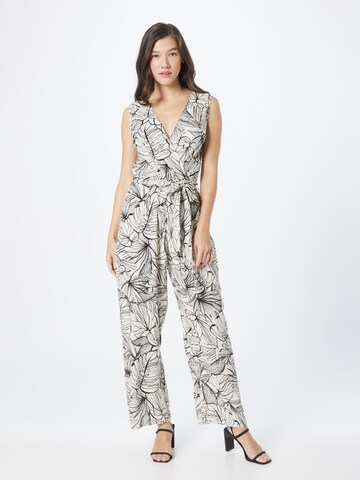 Wallis Jumpsuit in Beige: front