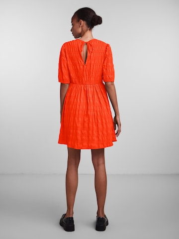 PIECES Dress 'Nessa' in Orange
