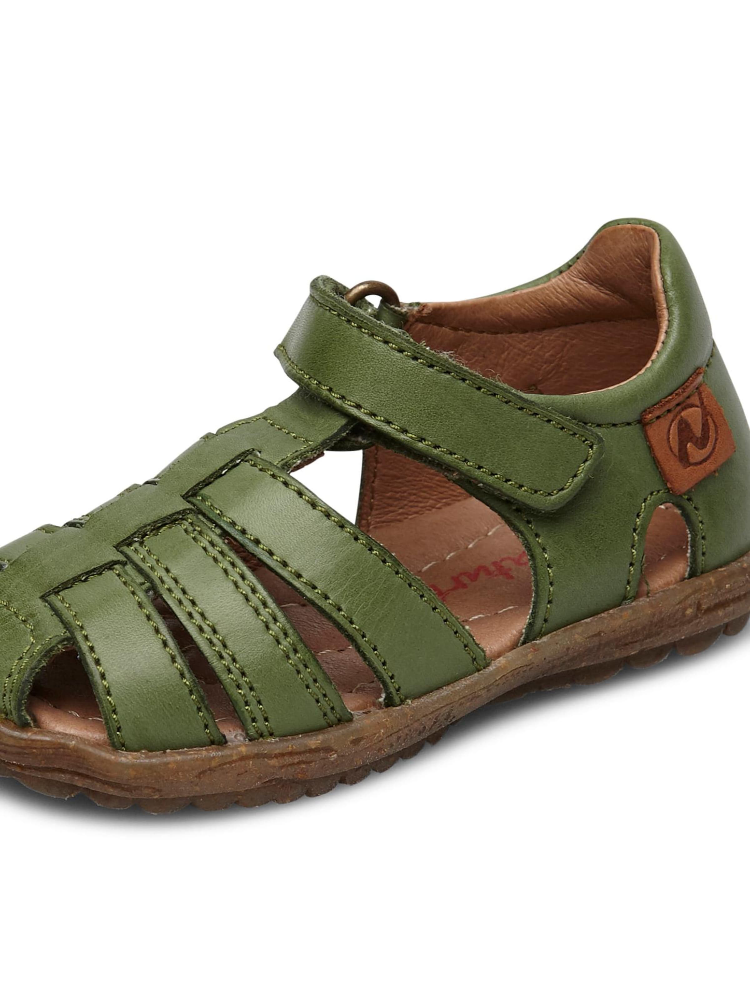 NATURINO Offene Schuhe 'SEE'‌‌‌‌‌ in Grün