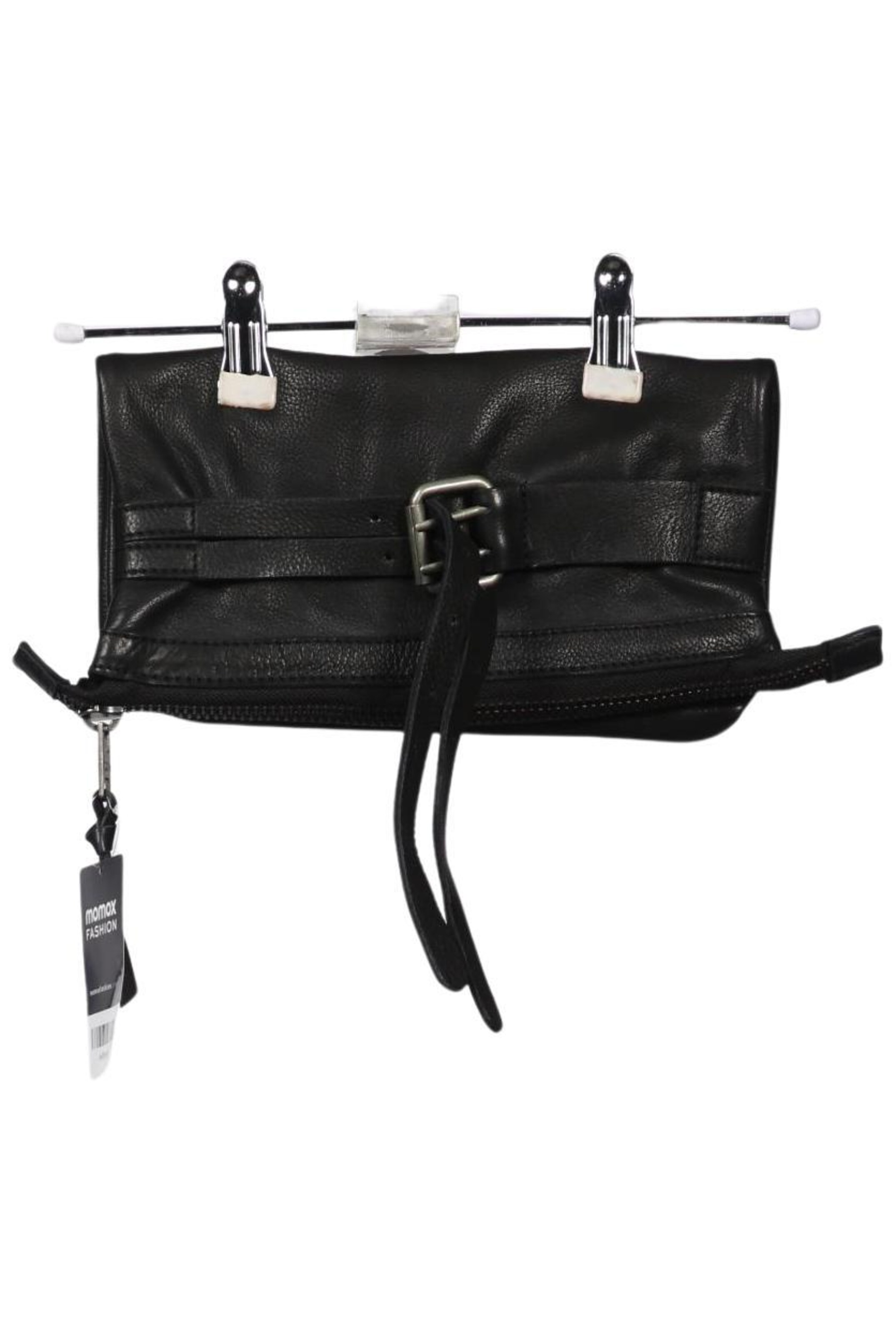 tigha Handtasche klein Leder One Size in Schwarz: Vorderseite