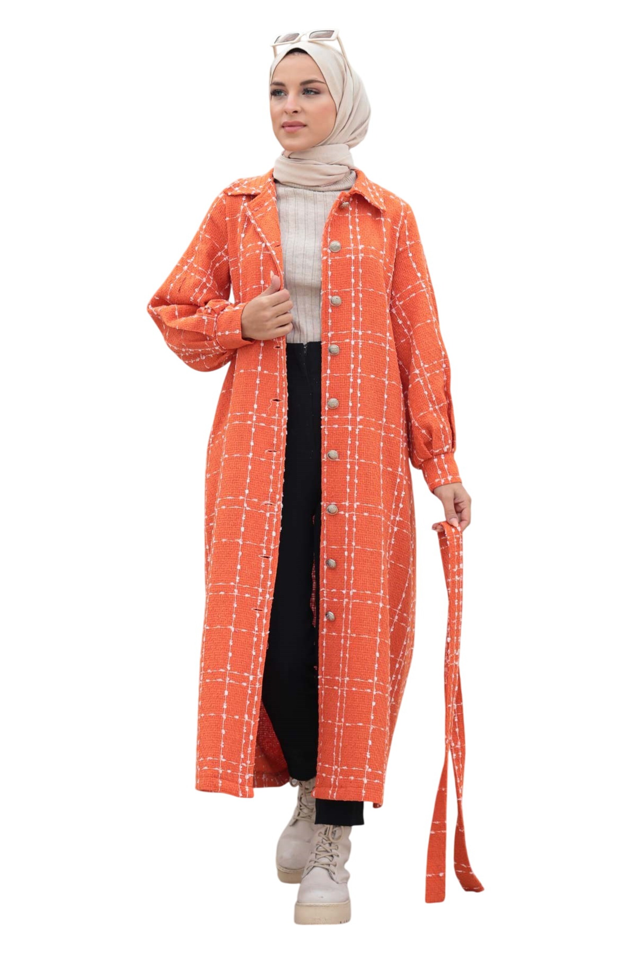 MODAMIHRAM Übergangsmantel in Orange