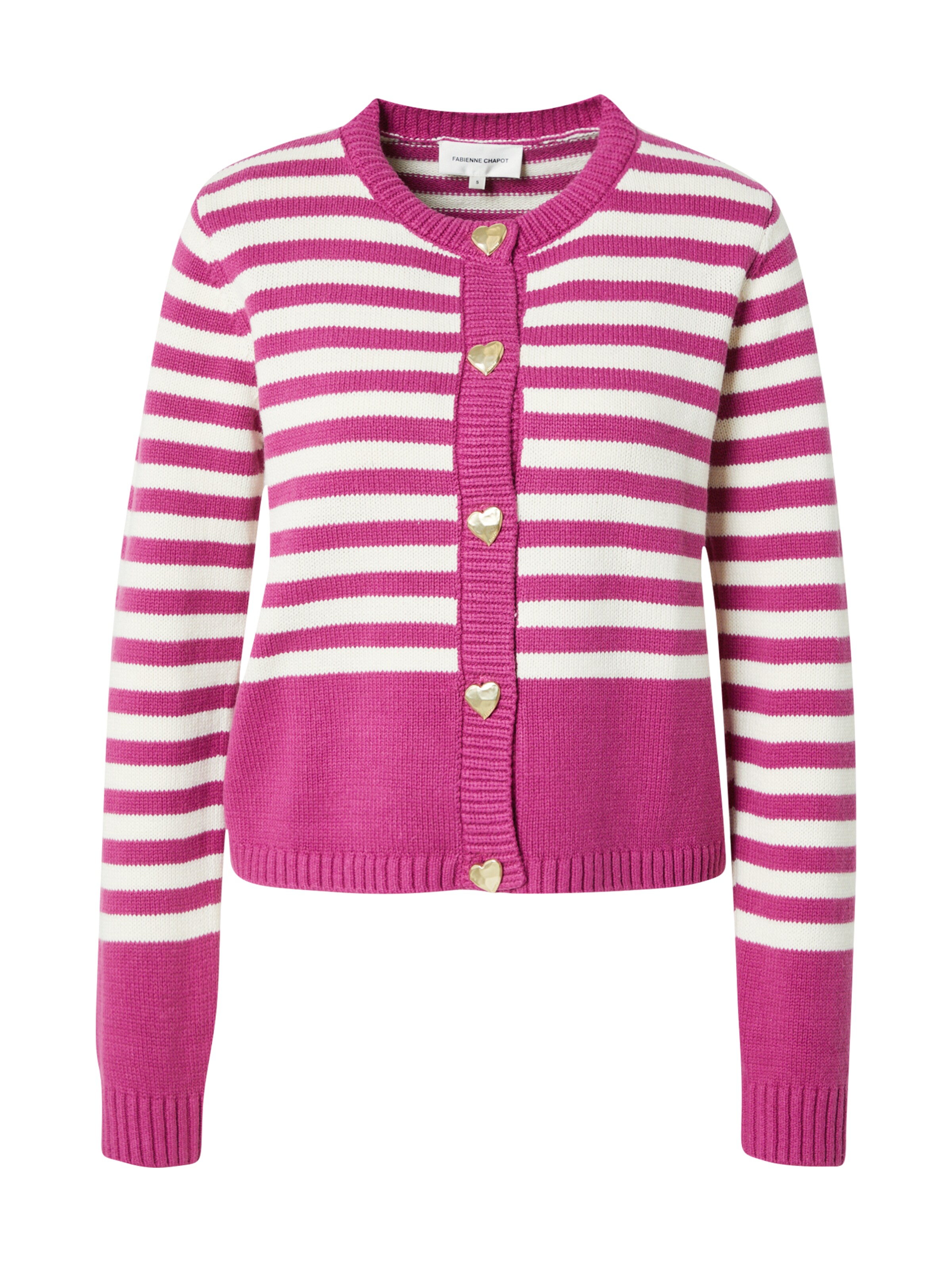 Fabienne Chapot Knit cardigan 'Stine' in Pink: front