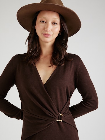 Robes en maille 'YUSTINA' Lauren Ralph Lauren en marron