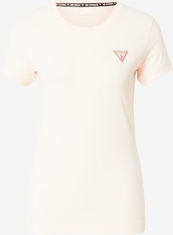 T-shirt GUESS en rose : devant