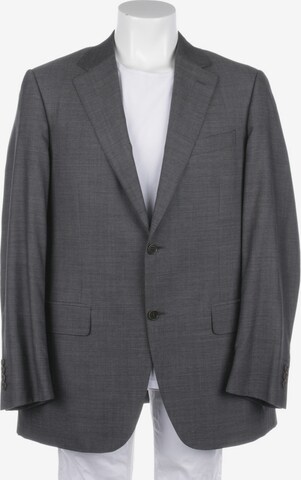 Canali Suit Jacket in L-XL in Grey: front