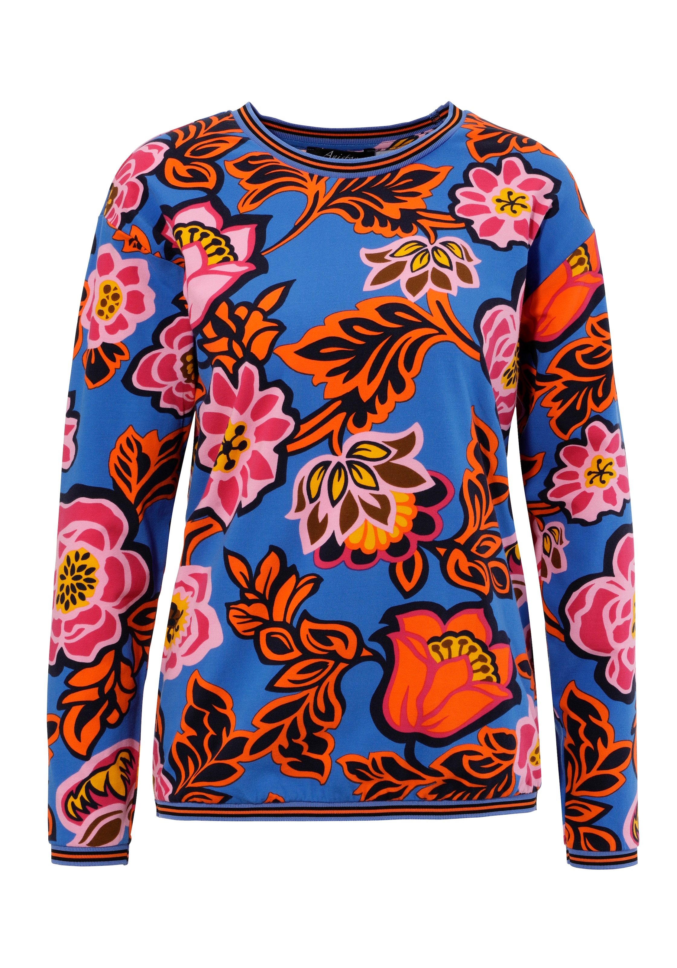 Aniston CASUAL Sweatshirt in Blue: front