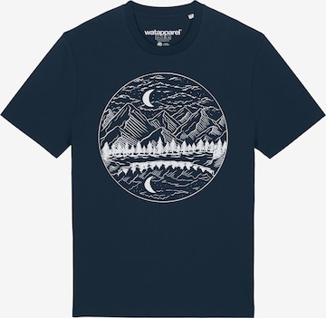 Maglietta di Watapparel in blu: frontale