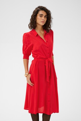 Kaffe Blusekjole 'KAemine' i rød