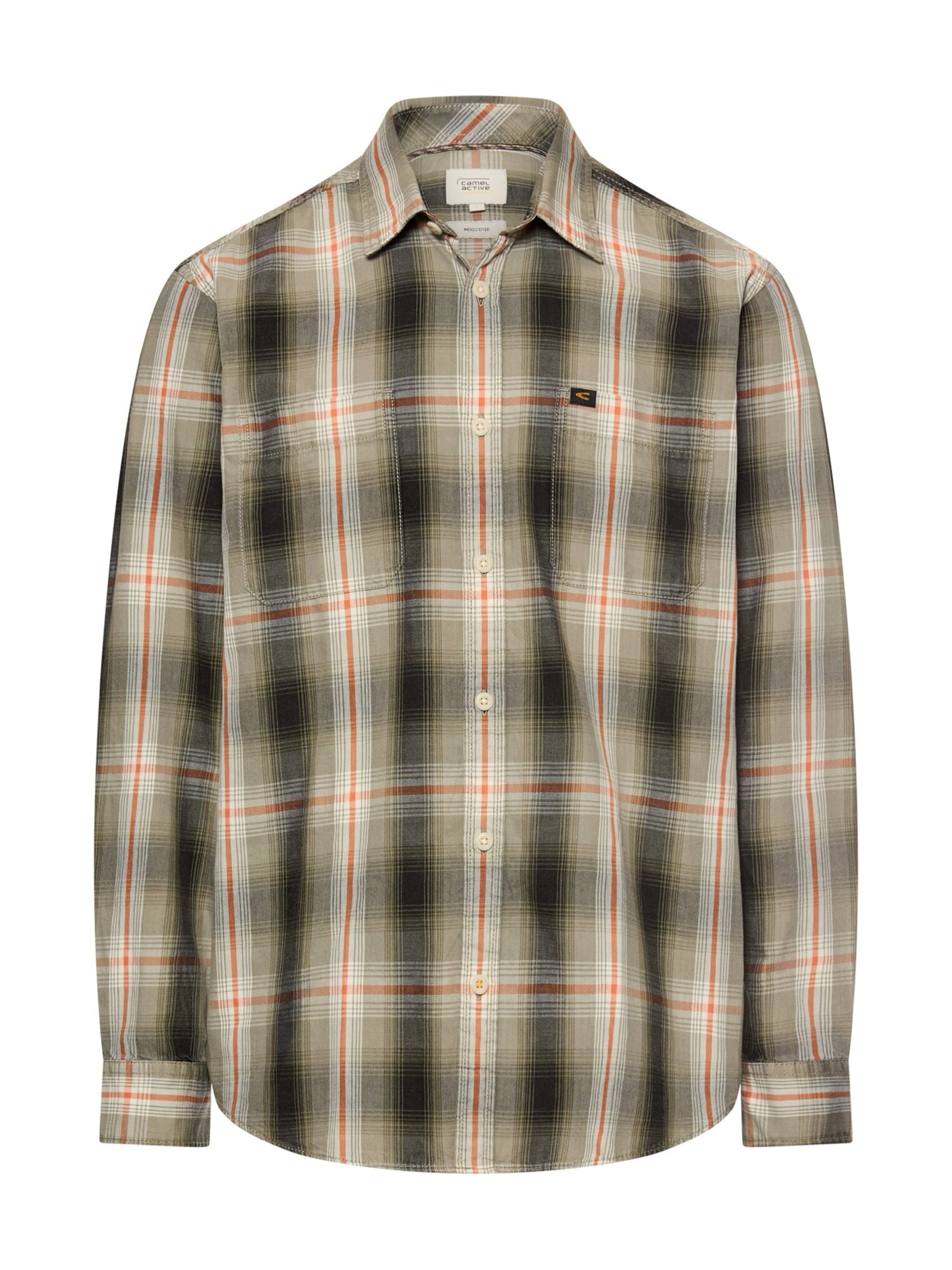 CAMEL ACTIVE Button Up Shirt in Orange: front