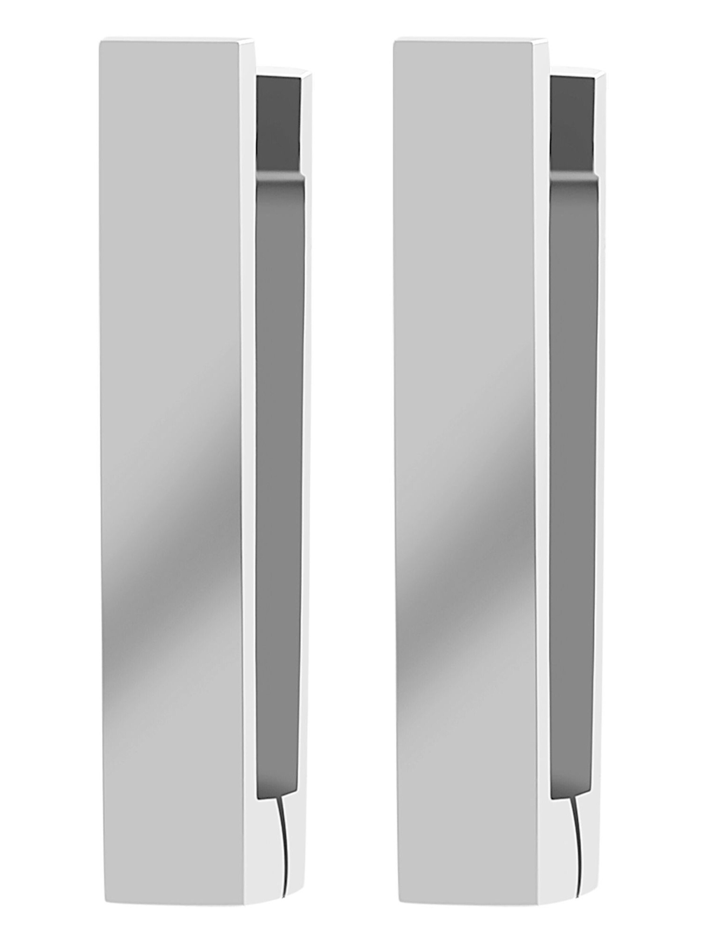 Akzent Earrings 'Kian, langlebig' in Silver: front