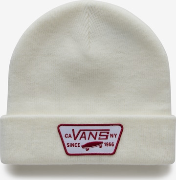 VANS - Gorra 'Milford' en blanco: frente