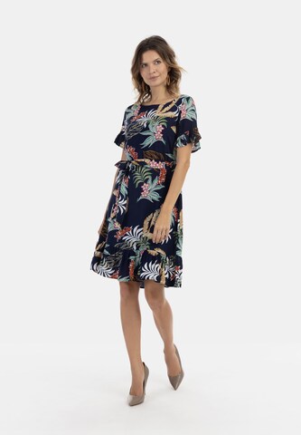 Usha Jurk in Blauw
