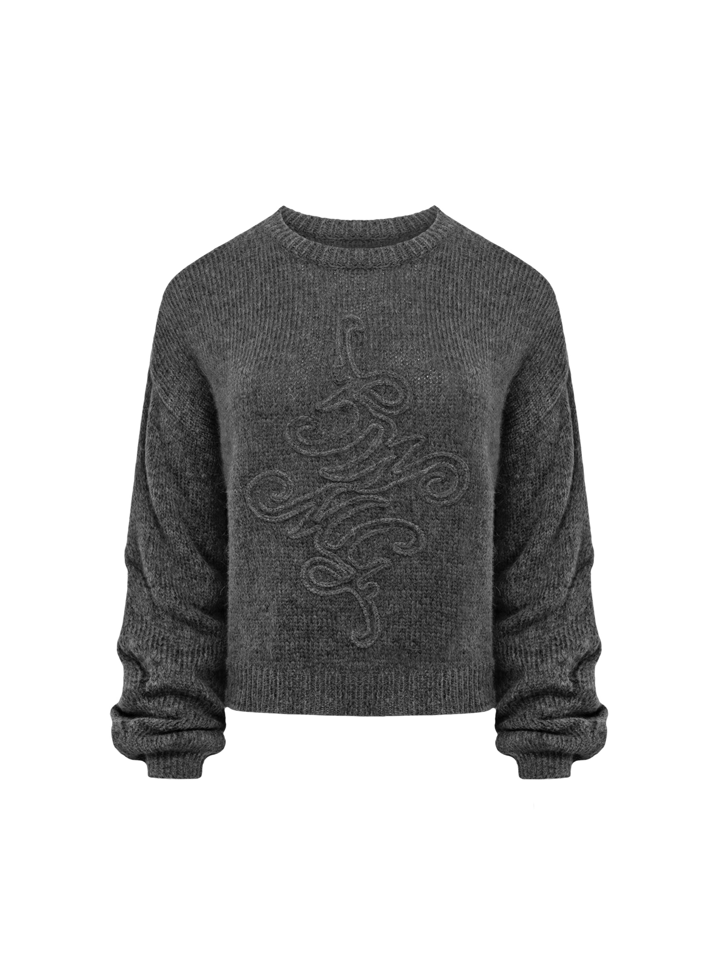 mandragora Sweater 'Vero' in Grey: front