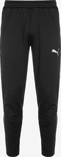 PUMA Pantalon de sport 'EVOSTRIPE' en noir / blanc, Vue avec produit