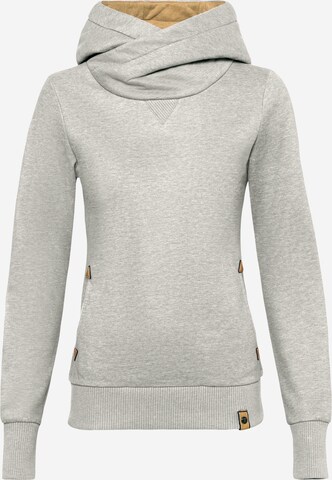 Fli Papigu Sweatshirt 'U Sexy I am Sexy' in Grey: front