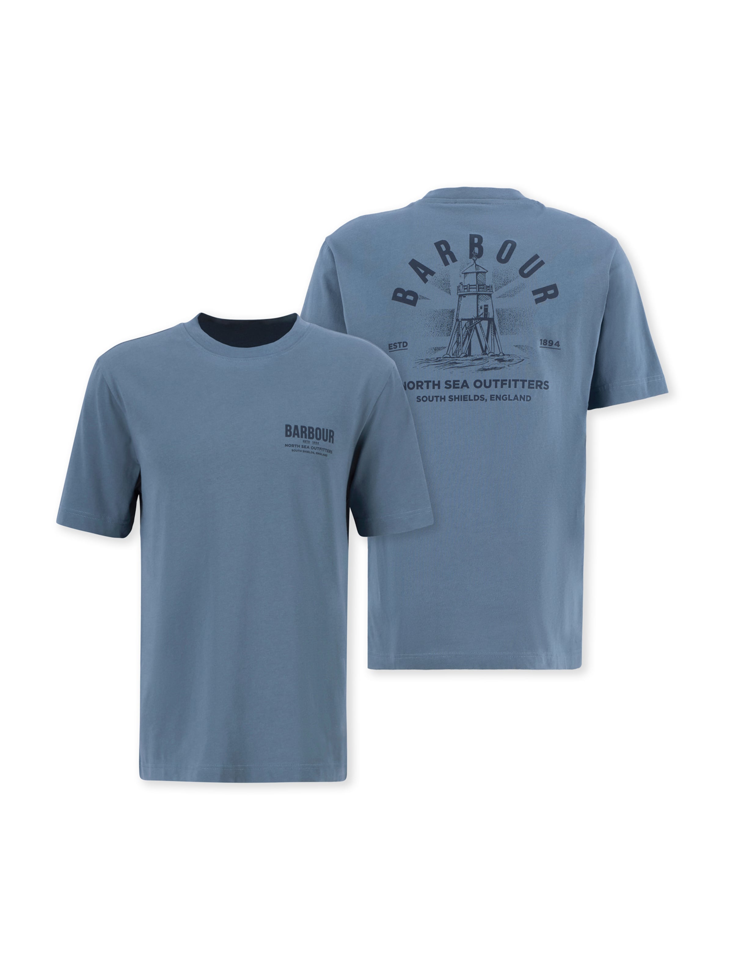 Barbour Majica 'Bluesto' | modra barva: sprednja stran