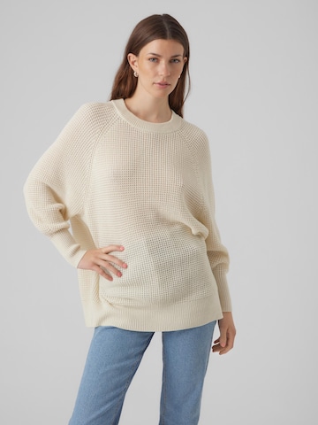 VERO MODA Sweater 'LEANNA' in Beige: front