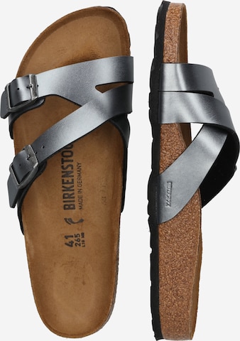 BIRKENSTOCK Nizki natikači 'Yao' | siva barva