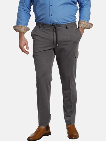 Charles Colby Loosefit Hose 'Baron Iolyn' in Grau: Vorderseite