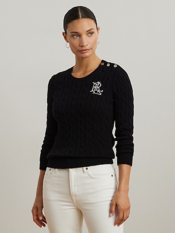 melns Lauren Ralph Lauren Džemperis: no priekšpuses