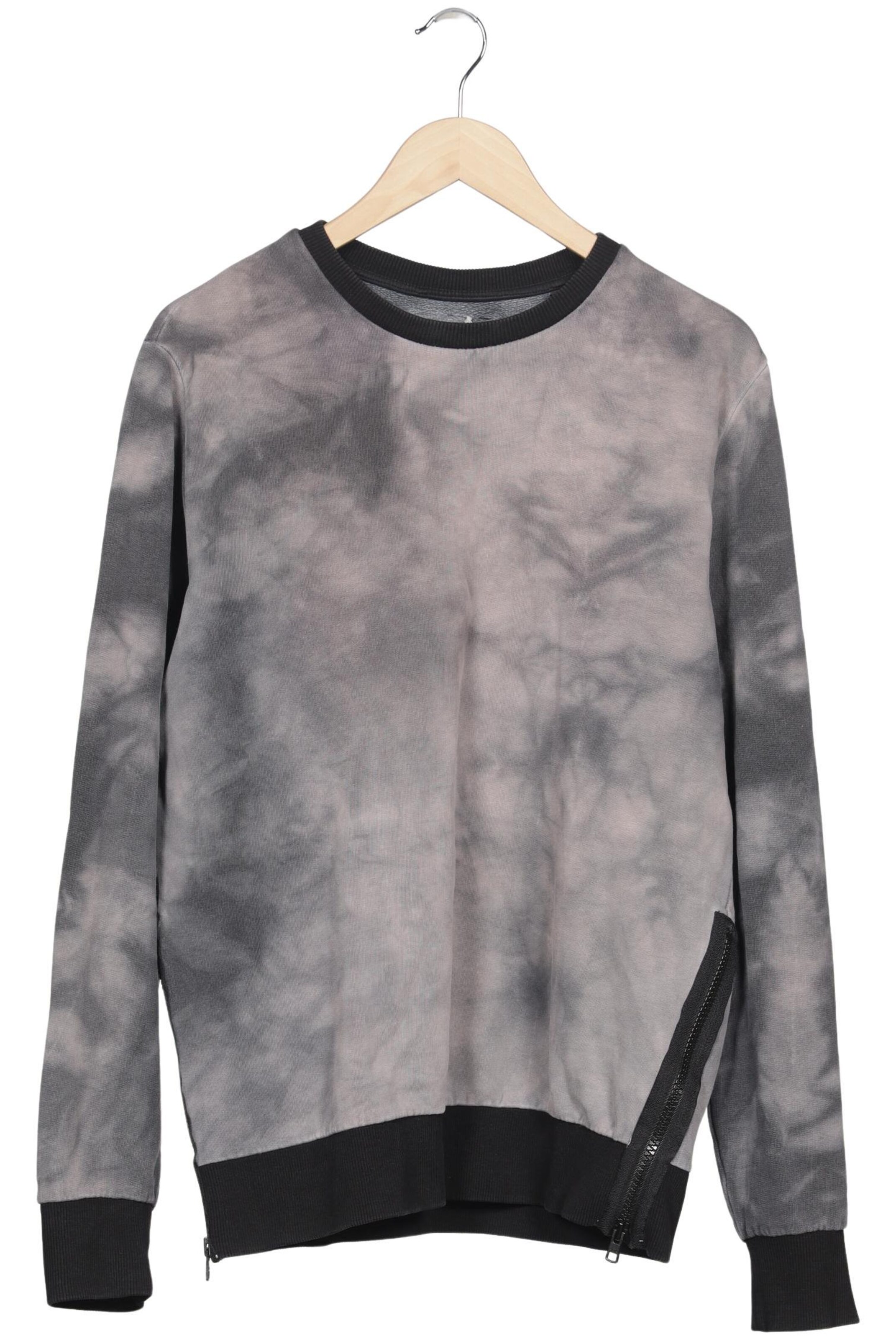 DIESEL Sweatshirt & Zip-Up Hoodie in L in Grey: front