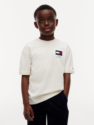 TOMMY HILFIGER Majica | bež barva: sprednja stran
