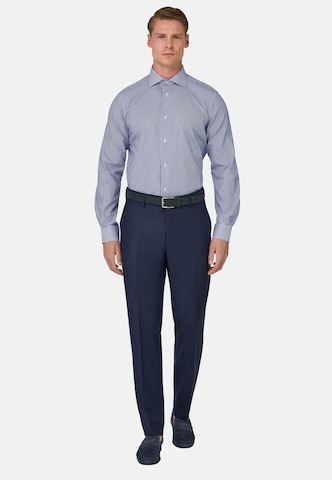 Coupe regular Chemise Boggi Milano en bleu