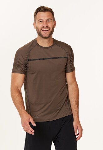 T-Shirt fonctionnel 'Serzo' ENDURANCE en vert : devant