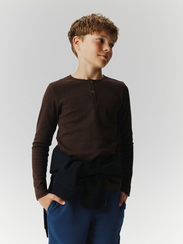 NAME IT - Camiseta en marrón: frente