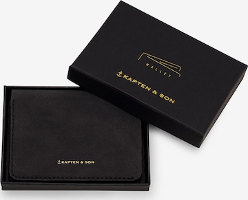 Kapten & Son Kotelo 'Wallet Pantheon Black' värissä musta