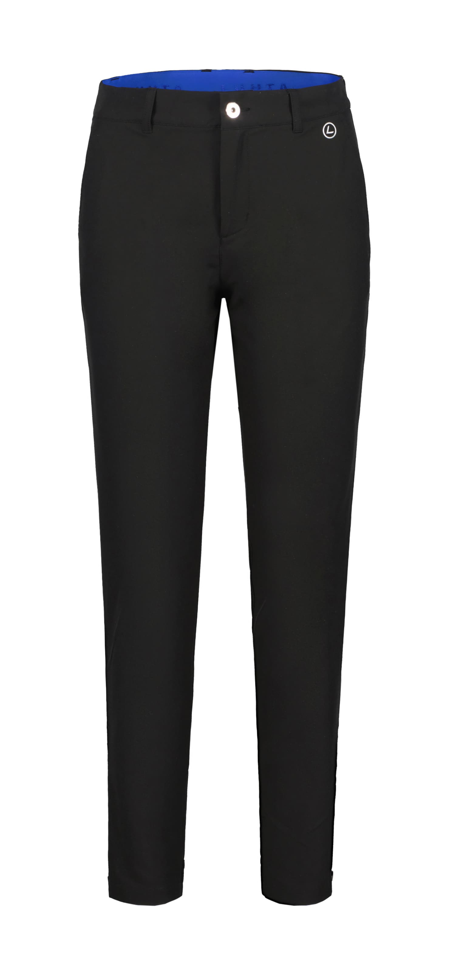 LUHTA Slim fit Outdoor trousers 'Halklahti' in Black: front