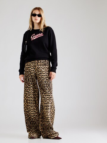 GUESS JEANS Sweatshirt in Schwarz