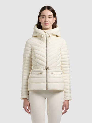 Veste mi-saison 'LORELLA ' khujo en blanc : devant