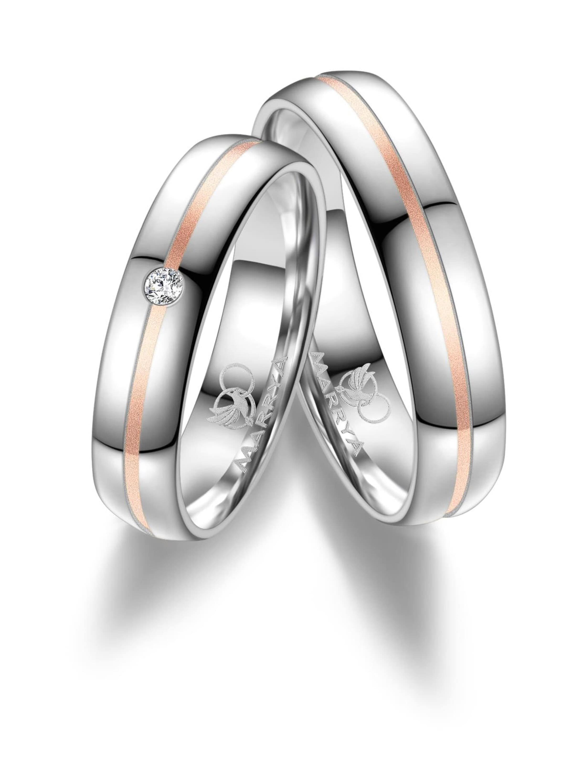 MARRYA Ring 'MARRYA SI-26 Ehering aus Silber' in Silver