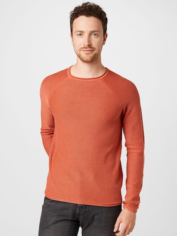Only & Sons Regularny krój Sweter 'Dextor' w kolorze czerwony: przód