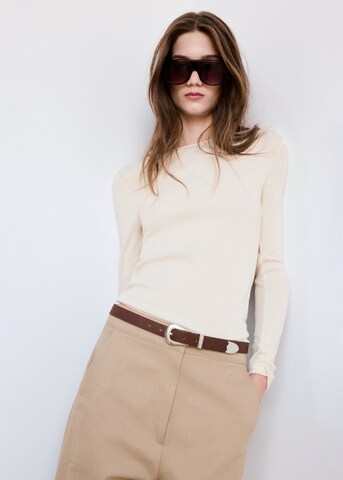 Maglietta 'LILOCA' di MANGO in beige: frontale
