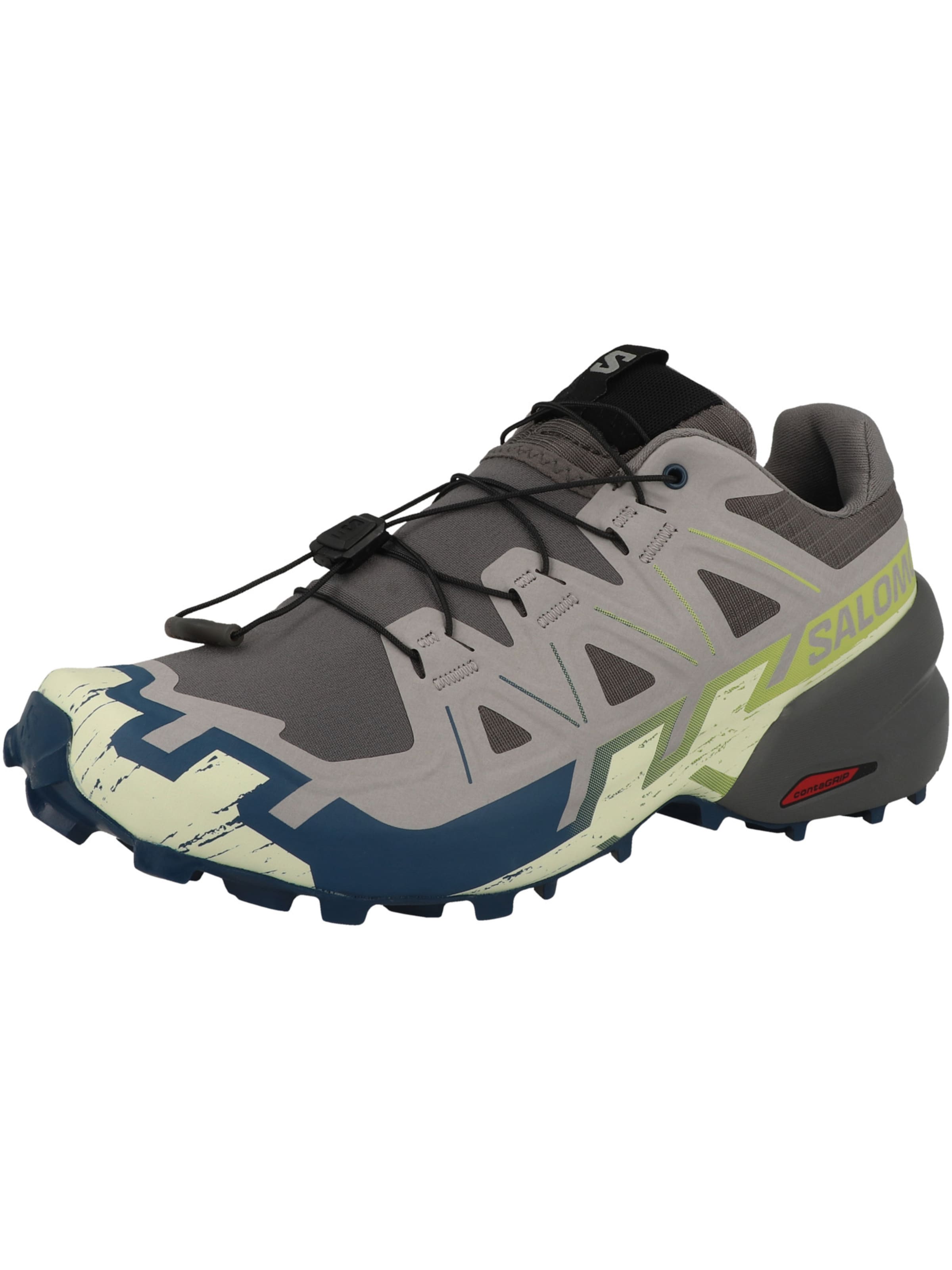 SALOMON Laufschuhe 'Speedcross 6' in Grau: Vorderseite