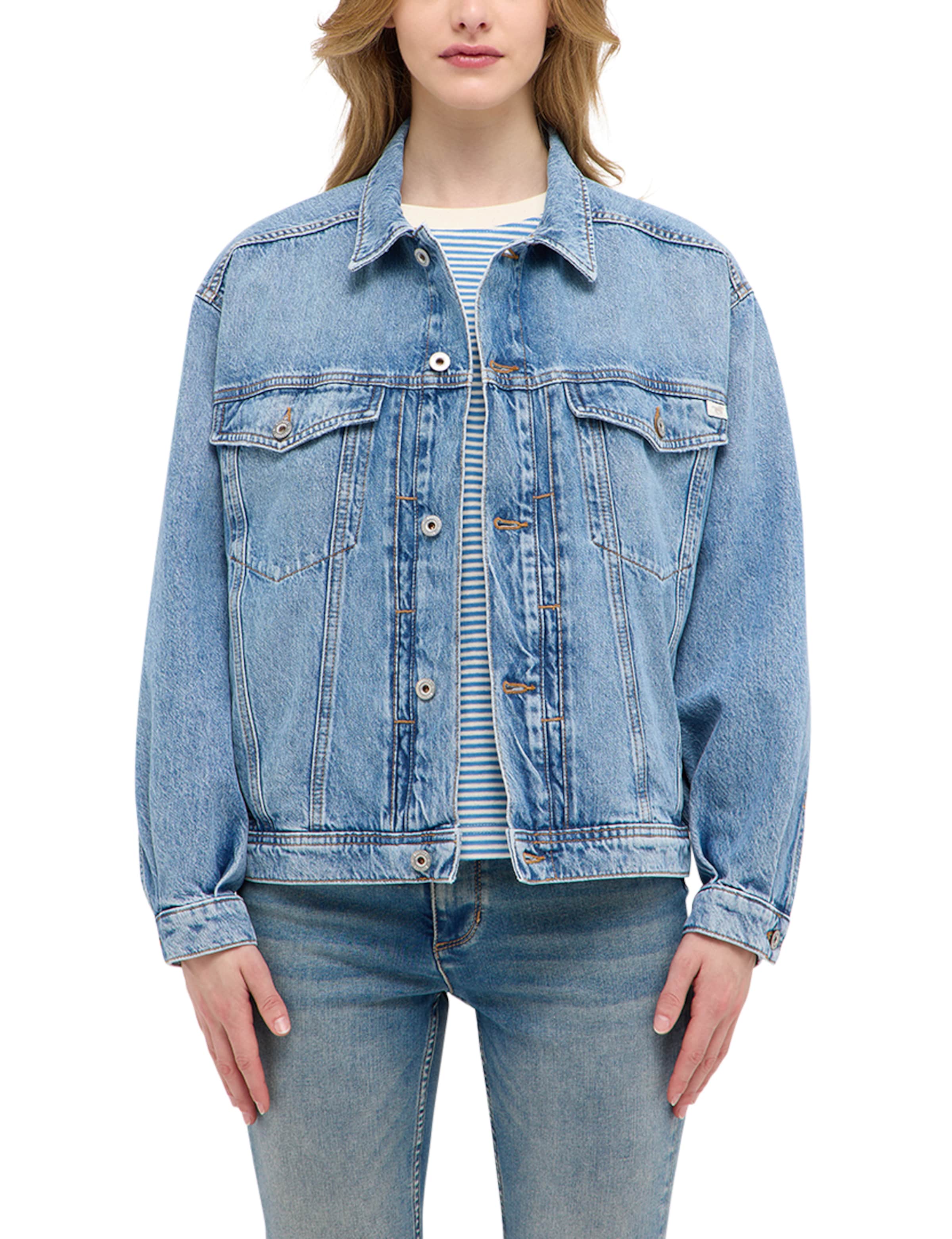 Veste mi-saison 'Arcata' MUSTANG en bleu : devant