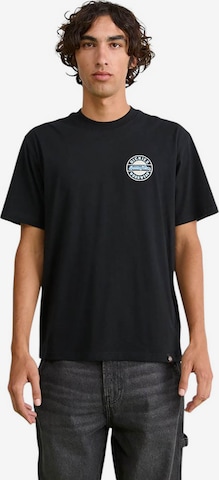 DICKIES - Camisa 'Circle' em preto: frente