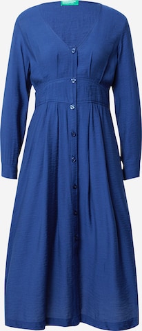 Robe-chemise UNITED COLORS OF BENETTON en bleu : devant