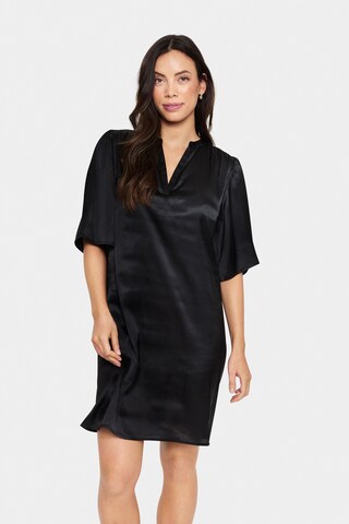 SAINT TROPEZ Blousejurk 'Safina' in Zwart: voorkant