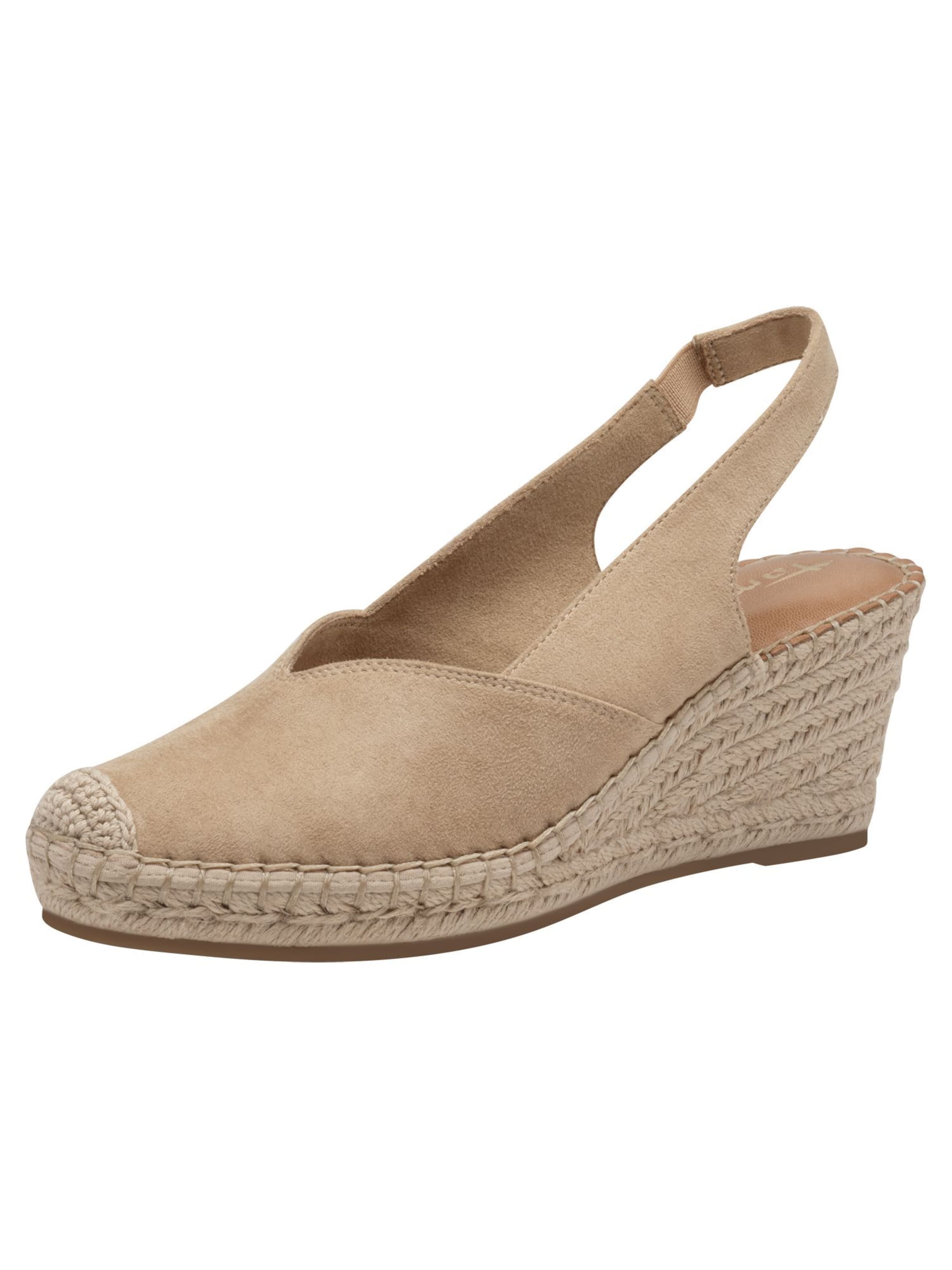 Tamaris Εσπαντρίγιες σε καφέ: μπροστά