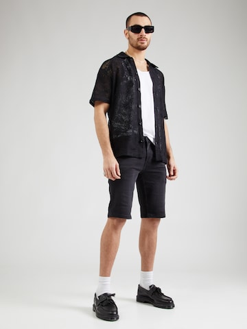 INDICODE JEANS Regular Shorts 'Commercial' in Schwarz