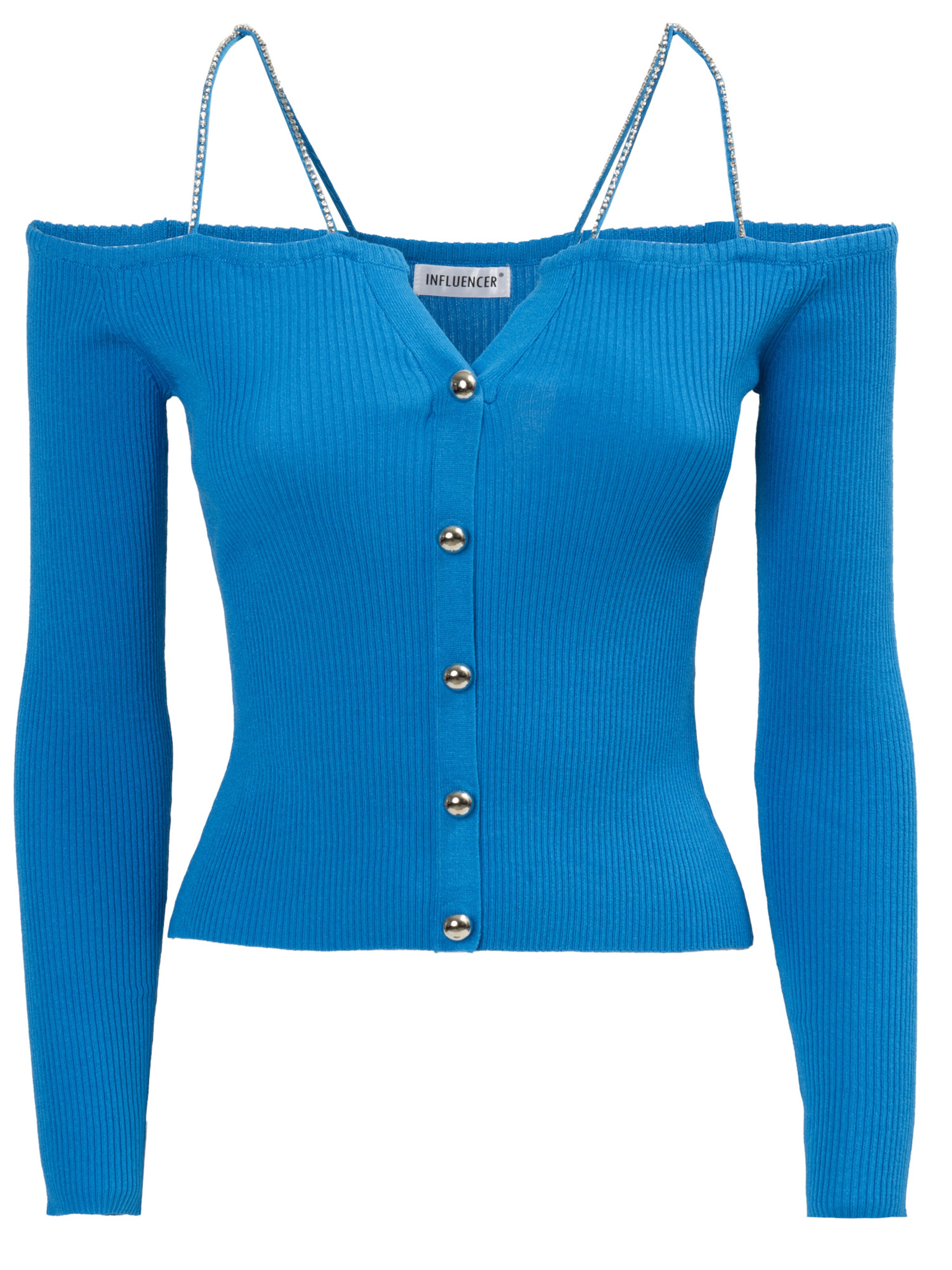 Giacchetta di Influencer in blu: frontale