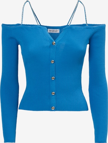 mėlyna Influencer Kardiganas: priekis