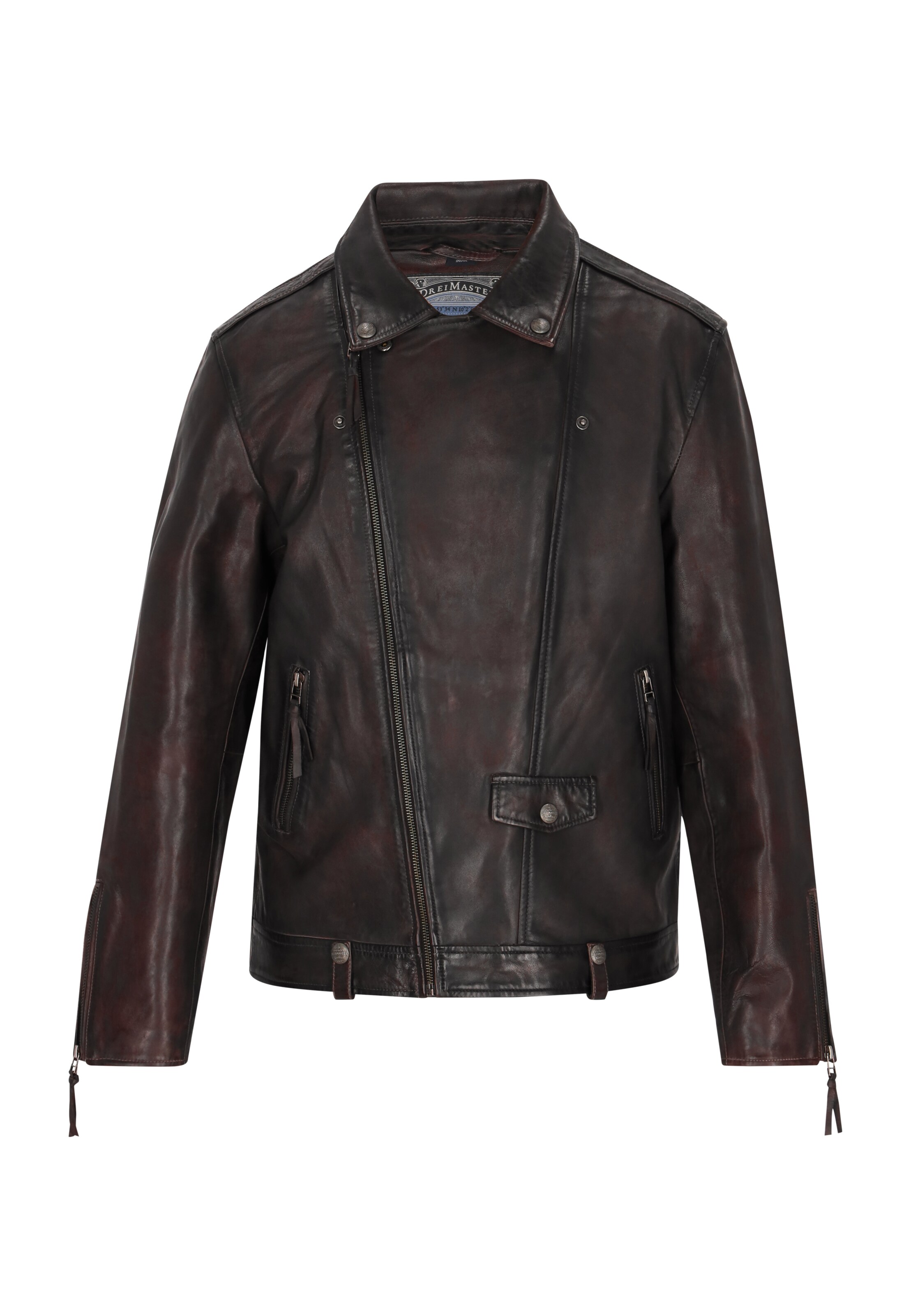 Veste mi-saison DreiMaster Vintage en marron : devant