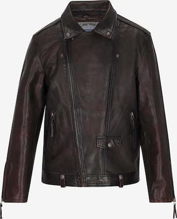 Veste mi-saison DreiMaster Vintage en marron : devant